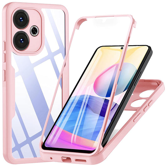 Hülle für Xiaomi Poco M6 4G / Redmi 13, Techsuit, ColorVerse 360, Rosa