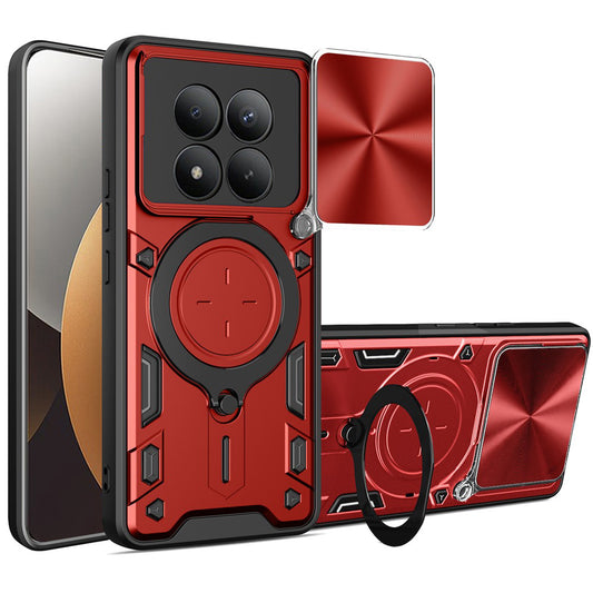 Case for Xiaomi Poco M8 Pro / Redmi Note 15 Pro+ 5G, Techsuit, CamGuard Pro, Red