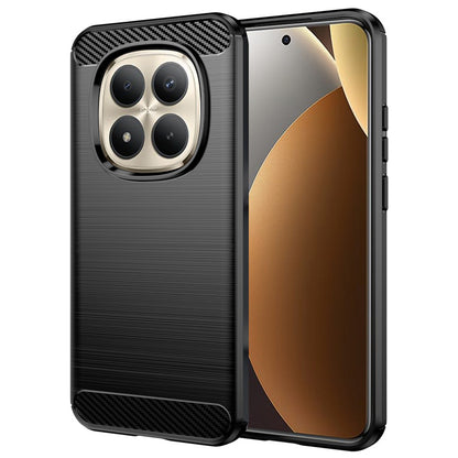 Hülle für Xiaomi Poco M8 Pro / Redmi Note 15 Pro+ 5G, Techsuit, Carbon, Schwarz