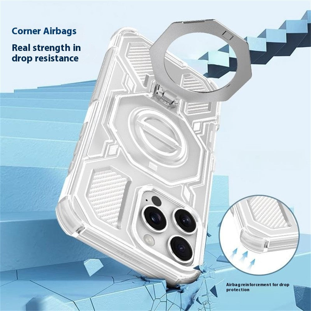 Hülle für Xiaomi Poco M8 Pro / Redmi Note 15 Pro+ 5G, Techsuit, Carbon Shield Pro, Weiß