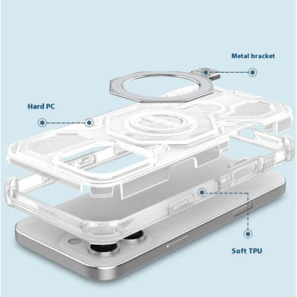 Hülle für Xiaomi Poco M8 Pro / Redmi Note 15 Pro+ 5G, Techsuit, Carbon Shield Pro, Rauchfarben