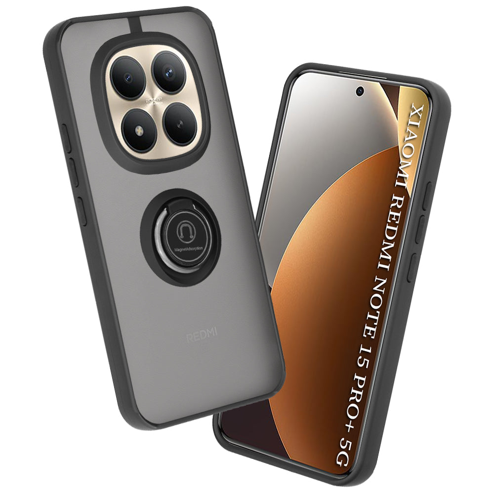 Hülle für Xiaomi Poco M8 Pro / Redmi Note 15 Pro+ 5G, Techsuit, Glinth, Schwarz