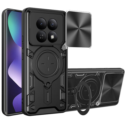 Hülle für Xiaomi Poco M8 / Redmi Note 15 5G / Note 15 4G, Techsuit, CamGuard Pro, Schwarz