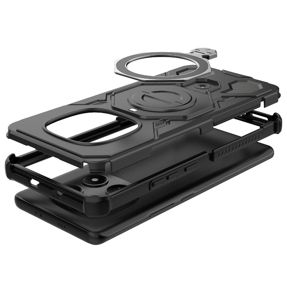 Hülle für Xiaomi Poco M8 / Redmi Note 15 5G, Techsuit, Carbon Shield Pro, Weiß