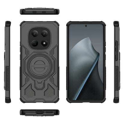 Case for Xiaomi Poco M8 / Redmi Note 15 5G, Techsuit, Carbon Shield Pro, Black