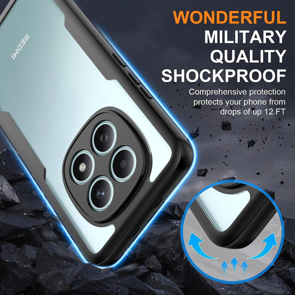 Hülle für Xiaomi Poco M8 / Redmi Note 15 5G, Techsuit, ColorVerse 360, Schwarz