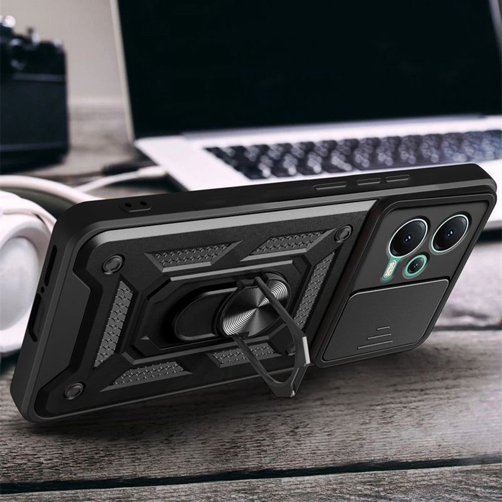 Case for Xiaomi Poco X5 / Note 12 5G, Techsuit, CamShield, Black