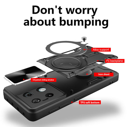 Hülle für Xiaomi Poco X6 / Note 13 Pro 5G, Techsuit, CamGuard Pro, Schwarz