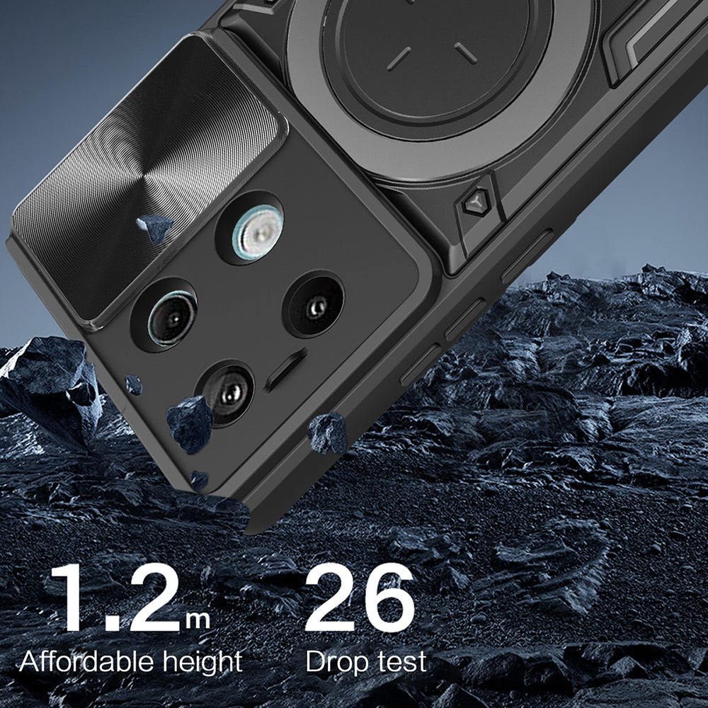 Hülle für Xiaomi Poco X6 / Note 13 Pro 5G, Techsuit, CamGuard Pro, Schwarz