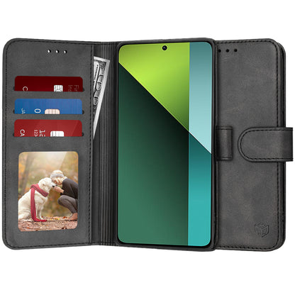 Case for Xiaomi Poco X6 / Note 13 Pro 5G, Techsuit, Diary Book, Black