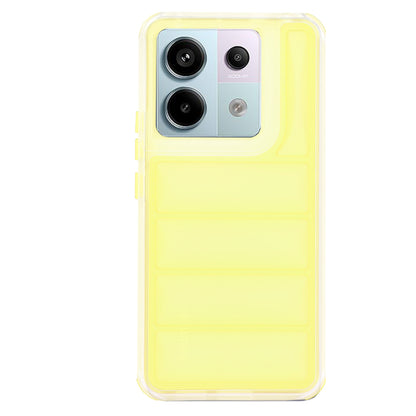 Case for Xiaomi Poco X6 / Note 13 Pro 5G, Techsuit, Wave Shield, Yellow