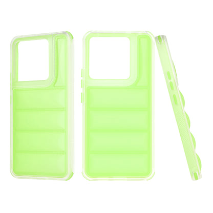 Hülle für Xiaomi Poco X6 / Note 13 Pro 5G, Techsuit, Wave Shield, Grün