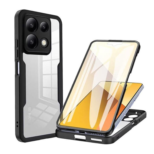 Hülle für Xiaomi Poco X6 Pro, Techsuit, ColorVerse 360, Schwarz