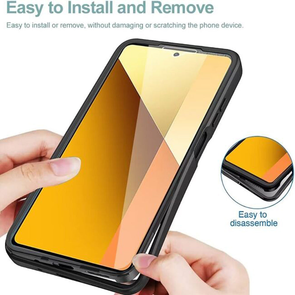 Hülle für Xiaomi Poco X6 Pro, Techsuit, ColorVerse 360, Schwarz