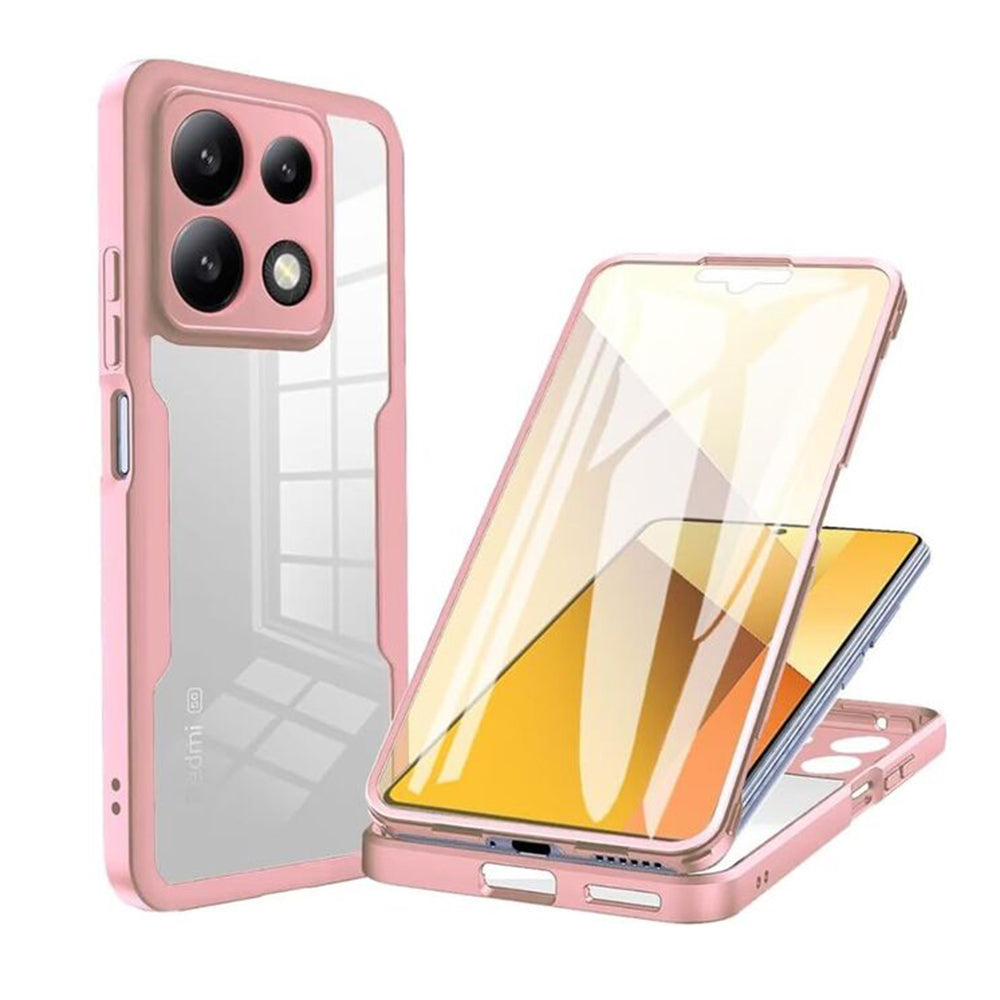 Hülle für Xiaomi Poco X6 Pro, Techsuit, ColorVerse 360, Rosa