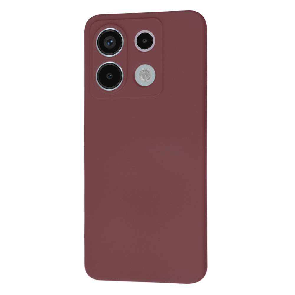 Hülle für Xiaomi Poco X6 / Redmi Note 13 Pro 5G, Techsuit, SoftFlex, Kirschrot
