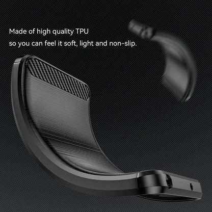 Hülle für Xiaomi Poco X7 / Note 14 Pro 5G, Techsuit, Carbon, Schwarz