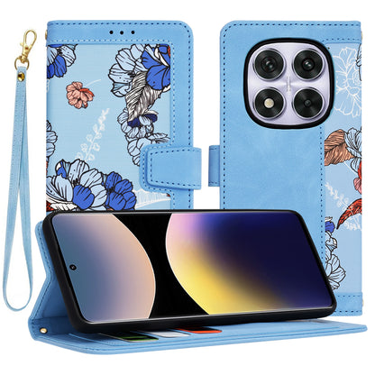 Hülle für Xiaomi Poco X7 / Note 14 Pro 5G, Techsuit, FlipCraft, Blau