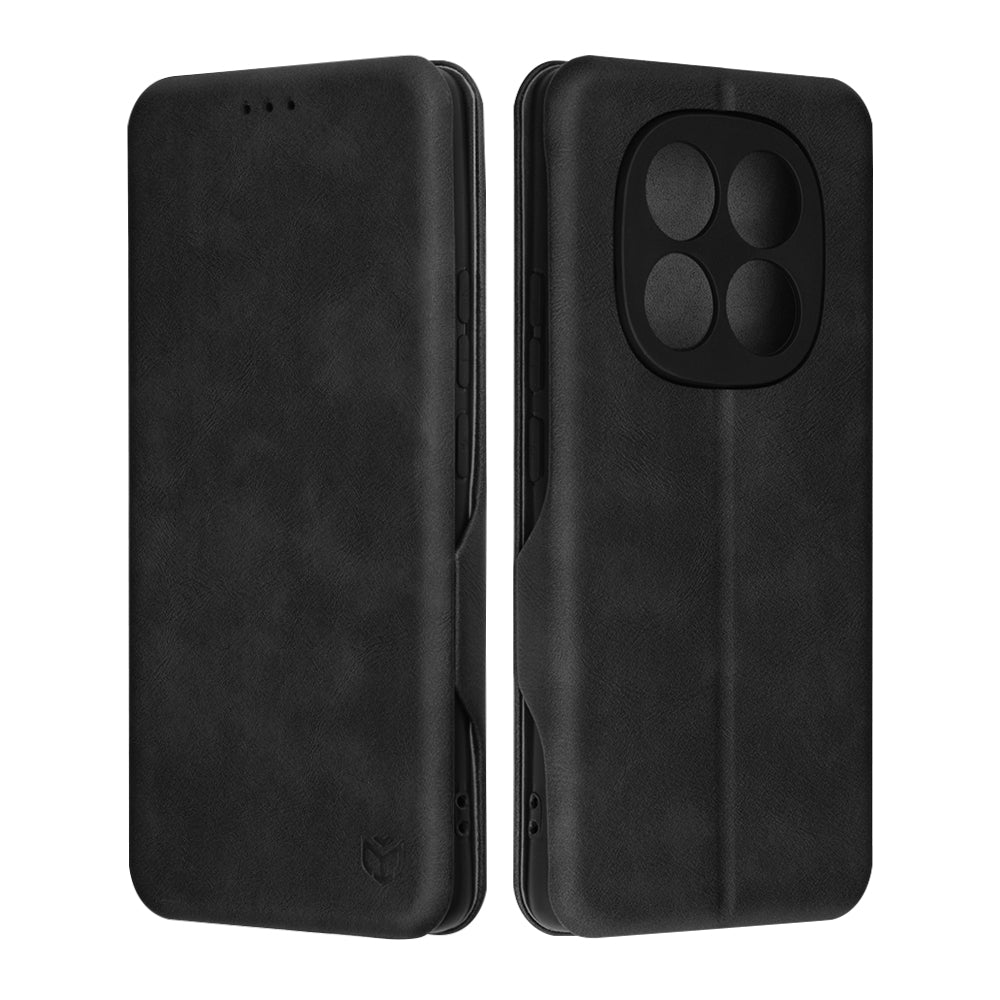 Hülle für Xiaomi Poco X7 / Note 14 Pro 5G, Techsuit, Safe Wallet Plus, Schwarz