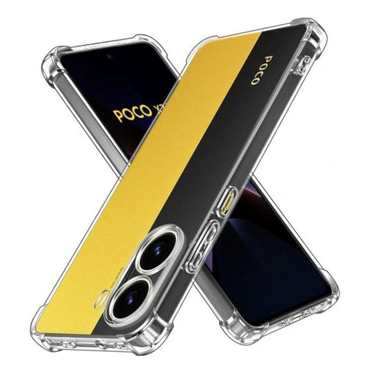 Hülle für Xiaomi Poco X7 Pro, Techsuit, stoßfest klar, transparent