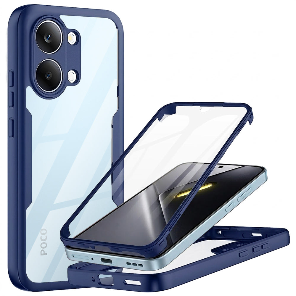 Hülle für Xiaomi Poco X8 Pro Max, Techsuit, ColorVerse 360, Blau