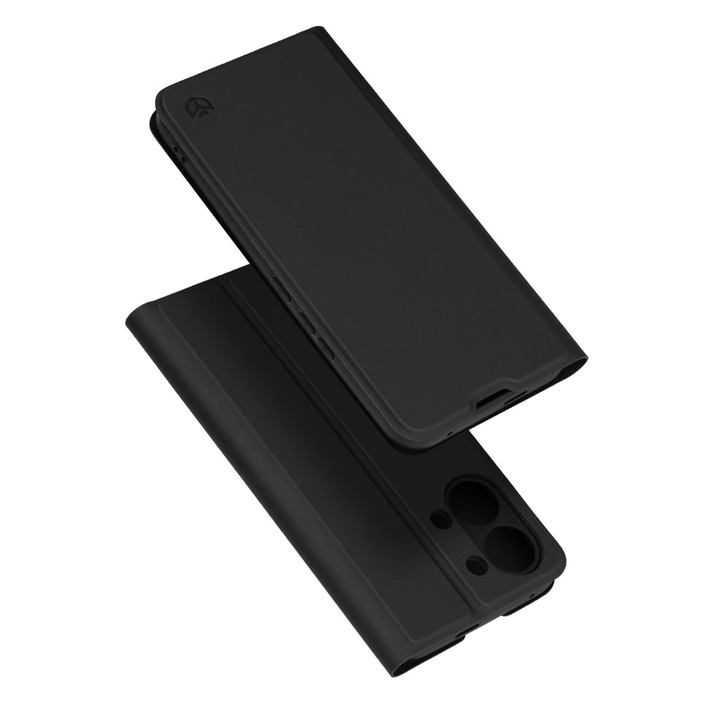 Hülle für Xiaomi Poco X8 Pro Max, Techsuit, Magskin Book, Schwarz