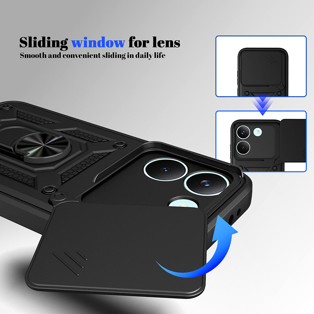 Case for Xiaomi Poco X8 Pro, Techsuit, CamShield, Black