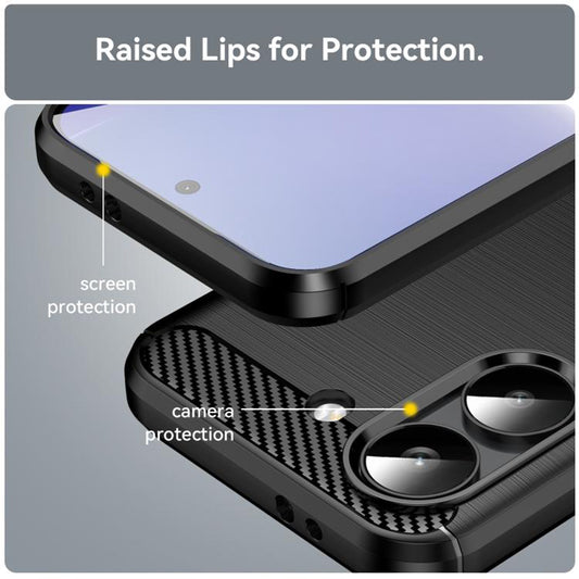 Hülle für Xiaomi Poco X8 Pro, Techsuit, Carbon, Blau