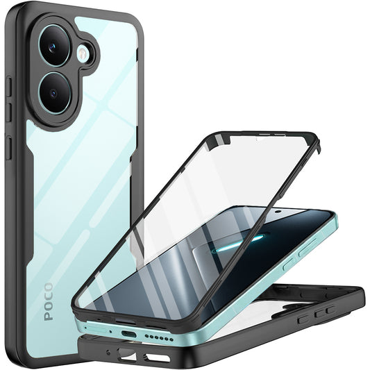 Hülle für Xiaomi Poco X8 Pro, Techsuit, ColorVerse 360, Schwarz