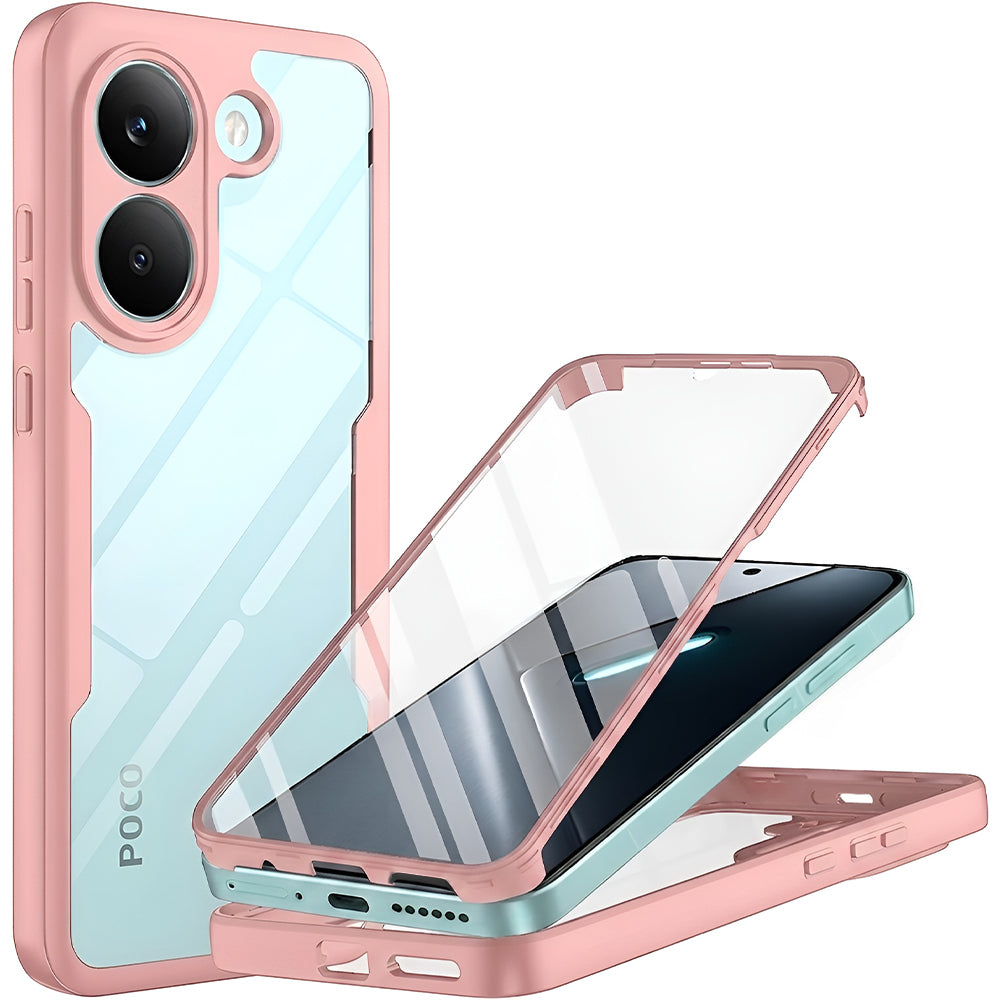 Hülle für Xiaomi Poco X8 Pro, Techsuit, ColorVerse 360, Rosa