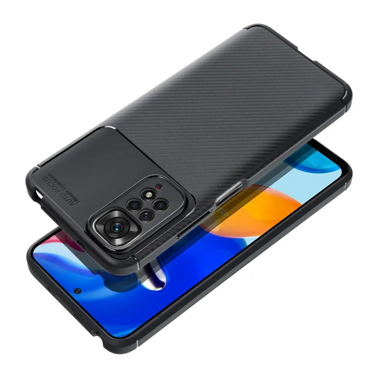 Hülle für Xiaomi Redmi Note 13 5G, OEM, Carbon Premium, Schwarz