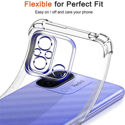 Hülle für Xiaomi Redmi 12C, Techsuit, stoßfest klar, transparent