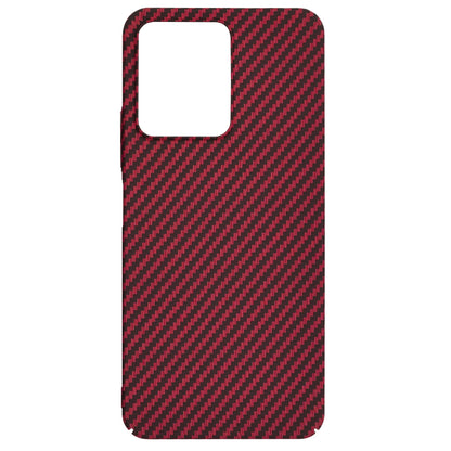 Hülle für Xiaomi Redmi 13C 5G / 13C / Poco C65, Techsuit, Carbonite FiberShell, Rot