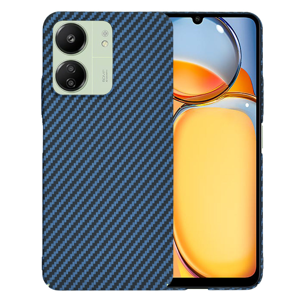 Hülle für Xiaomi Redmi 13C 5G / 13C / Poco C65, Techsuit, Carbonite FiberShell, Türkis