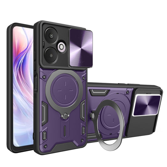 Hülle für Xiaomi Redmi 13C 5G, Techsuit, CamGuard Pro, Lila