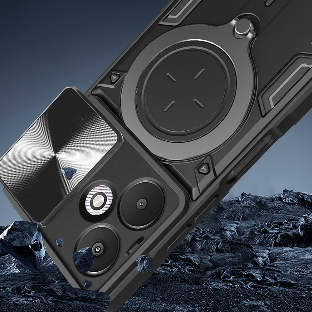 Hülle für Xiaomi Redmi 13C 5G, Techsuit, CamGuard Pro, Lila