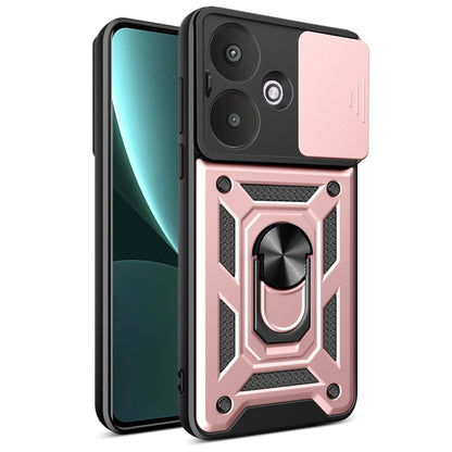 Hülle für Xiaomi Redmi 13C 5G, Techsuit, CamShield, Rosa