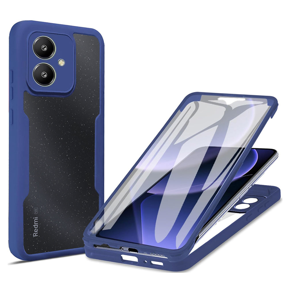 Hülle für Xiaomi Redmi 13C 5G, Techsuit, ColorVerse 360, Blau