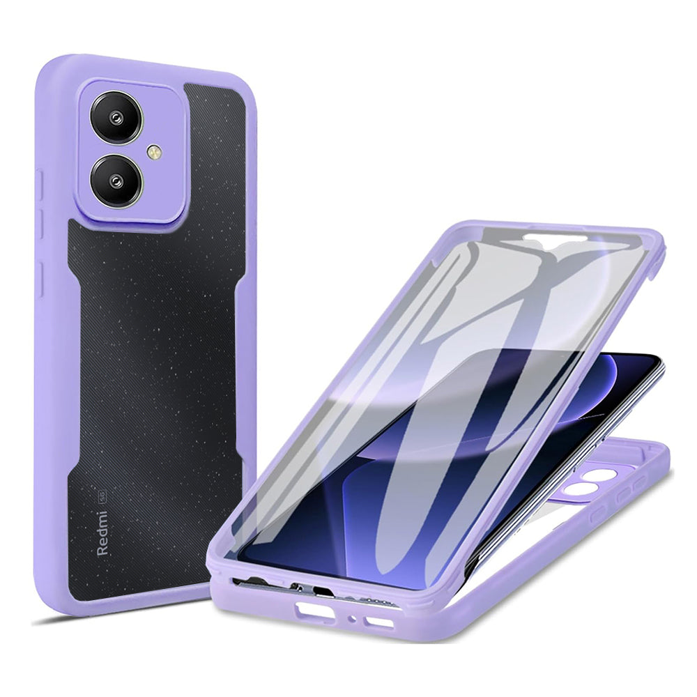 Hülle für Xiaomi Redmi 13C 5G, Techsuit, ColorVerse 360, Lila