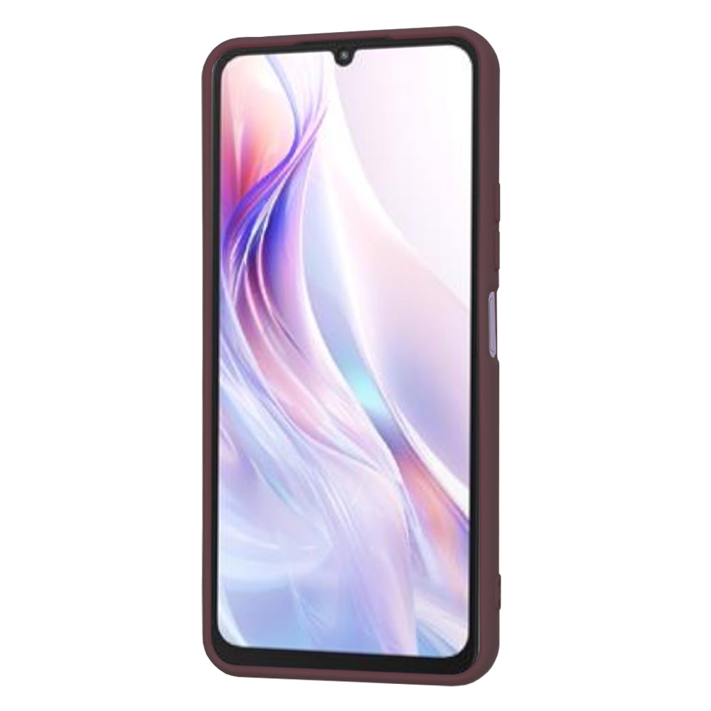 Hülle für Xiaomi Redmi 13C 5G, Techsuit, SoftFlex, Weinrot