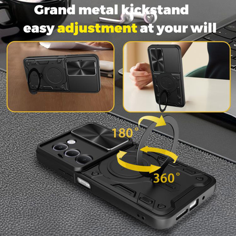 Hülle für Xiaomi Redmi 15 5G / 15 4G, Techsuit, CamGuard Pro, Lila