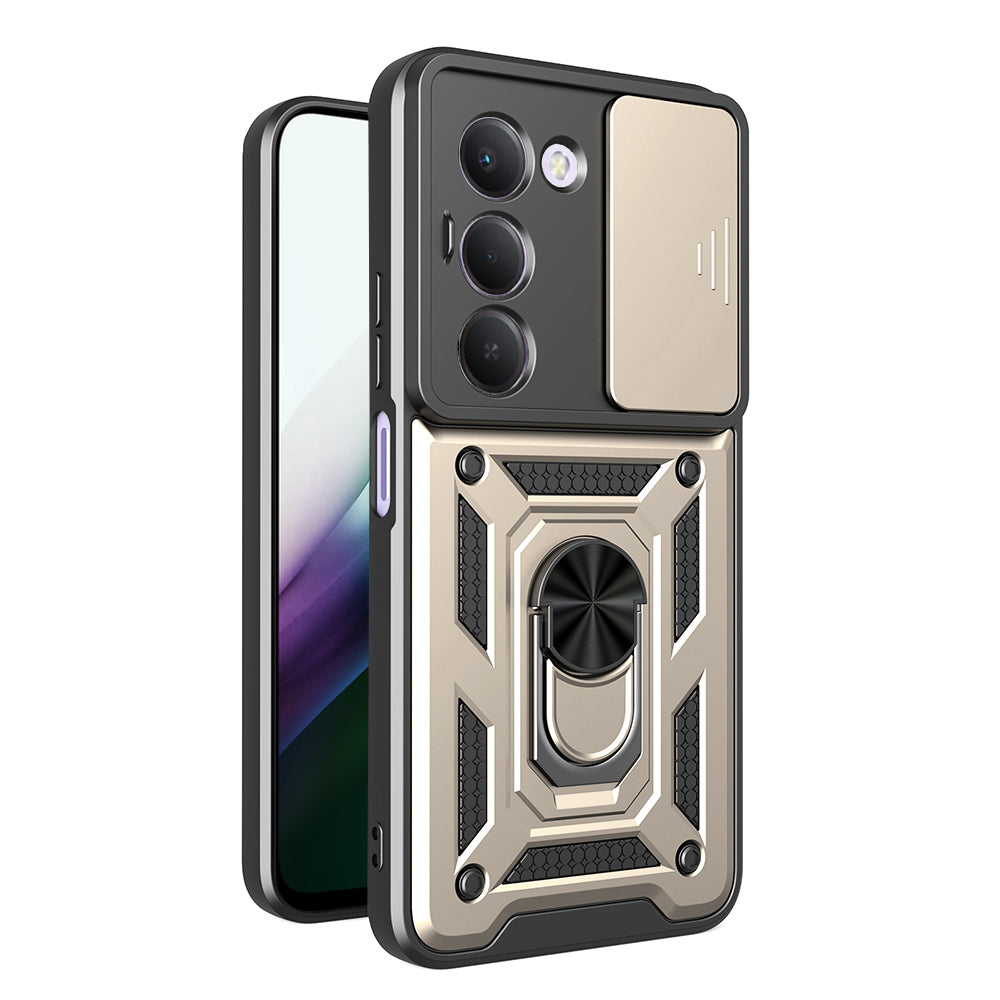 Hülle für Xiaomi Redmi 15 5G / 15 4G, Techsuit, CamShield, Goldfarben