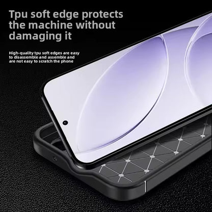 Case for Xiaomi Redmi 15 5G / 15 4G, Techsuit, CarbonFiber, Black