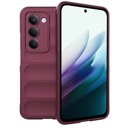 Hülle für Xiaomi Redmi 15 5G / 15 4G, Techsuit, Magic Shield, Weinrot