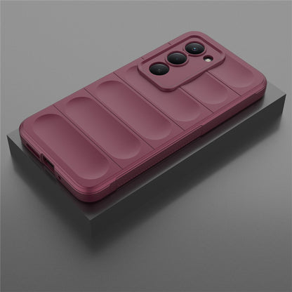 Hülle für Xiaomi Redmi 15 5G / 15 4G, Techsuit, Magic Shield, Weinrot