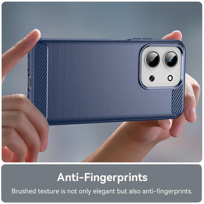 Hülle für Xiaomi Redmi 15C 5G / 15C 4G, Techsuit, Carbon, Blau
