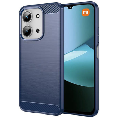Hülle für Xiaomi Redmi 15C 5G / 15C 4G, Techsuit, Carbon, Blau