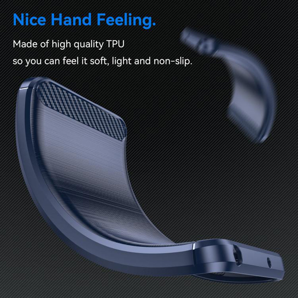 Hülle für Xiaomi Redmi 15C 5G / 15C 4G, Techsuit, Carbon, Blau