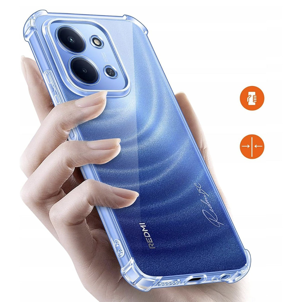 Hülle für Xiaomi Redmi 15C 5G / 15C 4G, Techsuit, stoßfest klar, transparent