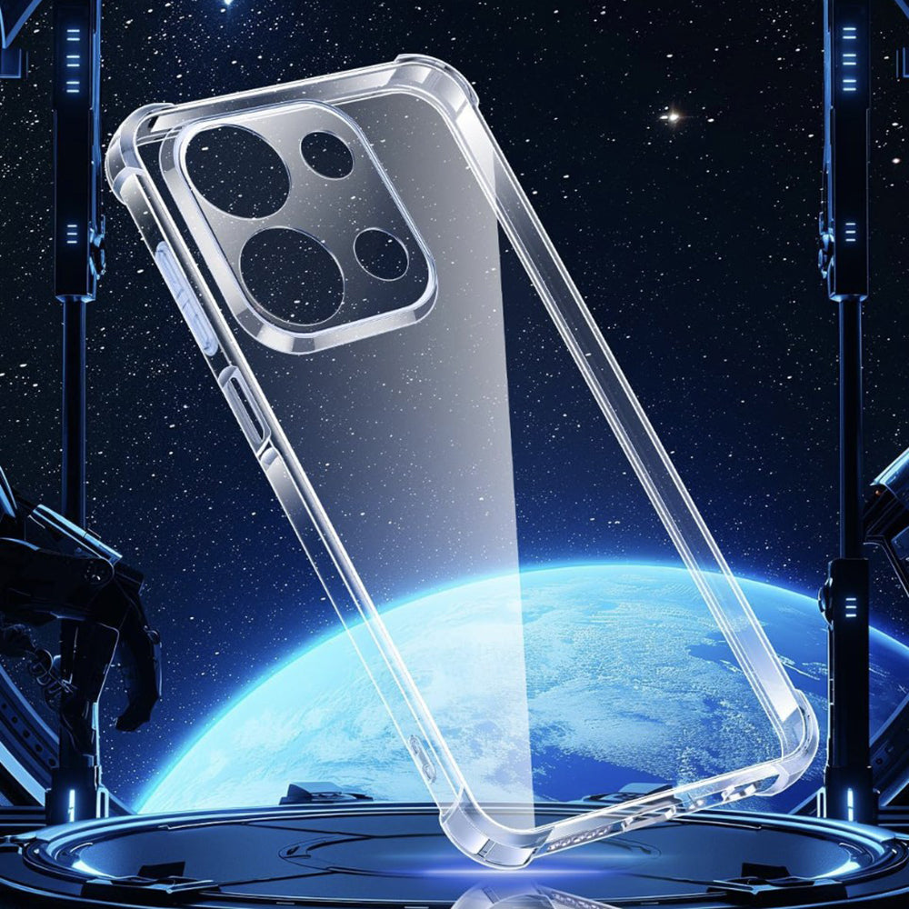 Hülle für Xiaomi Redmi 15C 5G / 15C 4G, Techsuit, stoßfest klar, transparent